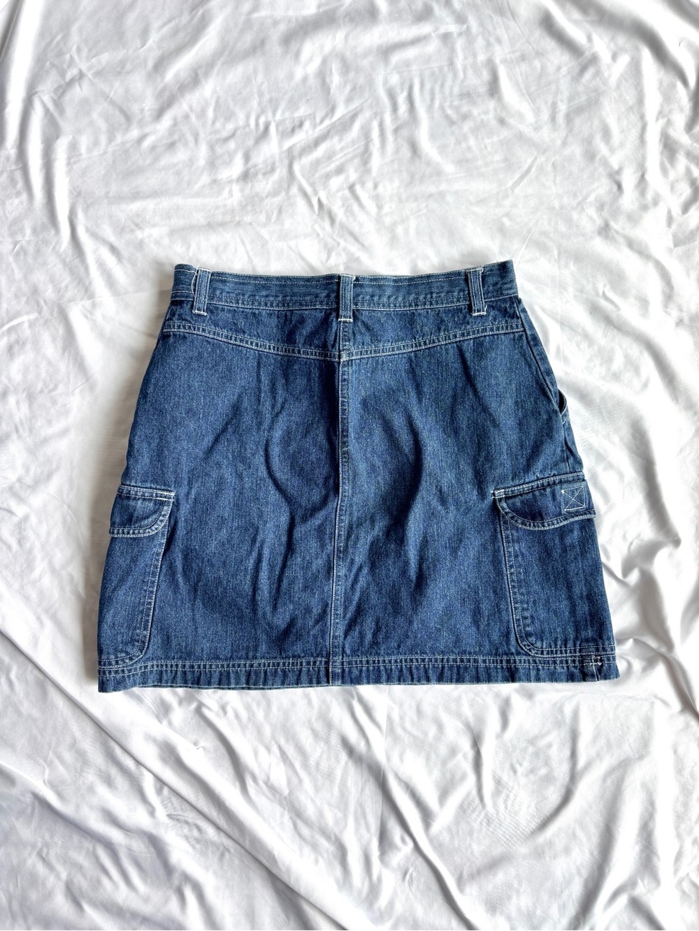 Vintage Denim Mini Skirt - Picture 3 of 4
